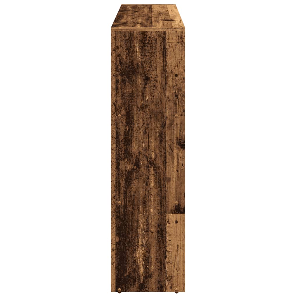 Libreria a 3 Ripiani Legno Vecchio 137,5x29x103,5 cm Truciolato | homemem39