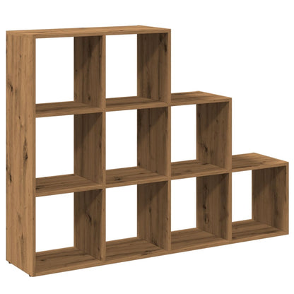 Libreria a 3 Ripiani Rovere 137,5x29x103,5 cm in Truciolato | homemem39