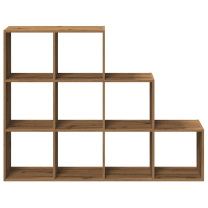 Libreria a 3 Ripiani Rovere 137,5x29x103,5 cm in Truciolato | homemem39
