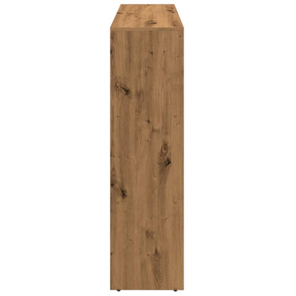Libreria a 3 Ripiani Rovere 137,5x29x103,5 cm in Truciolato | homemem39