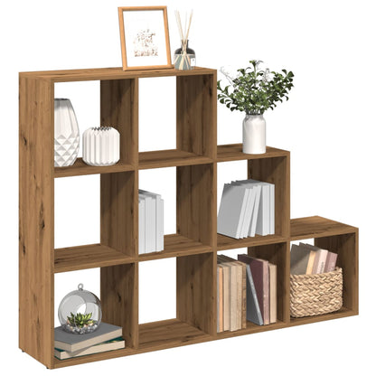 Libreria a 3 Ripiani Rovere 137,5x29x103,5 cm in Truciolato | homemem39