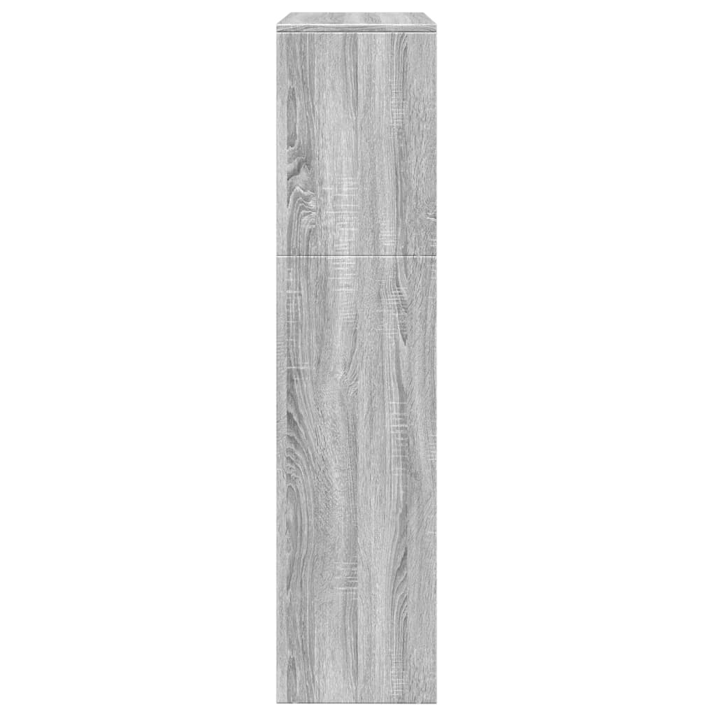 Libreria Divisorio 3Piani Grigio Sonoma 123x29x123cm Truciolato | homemem39