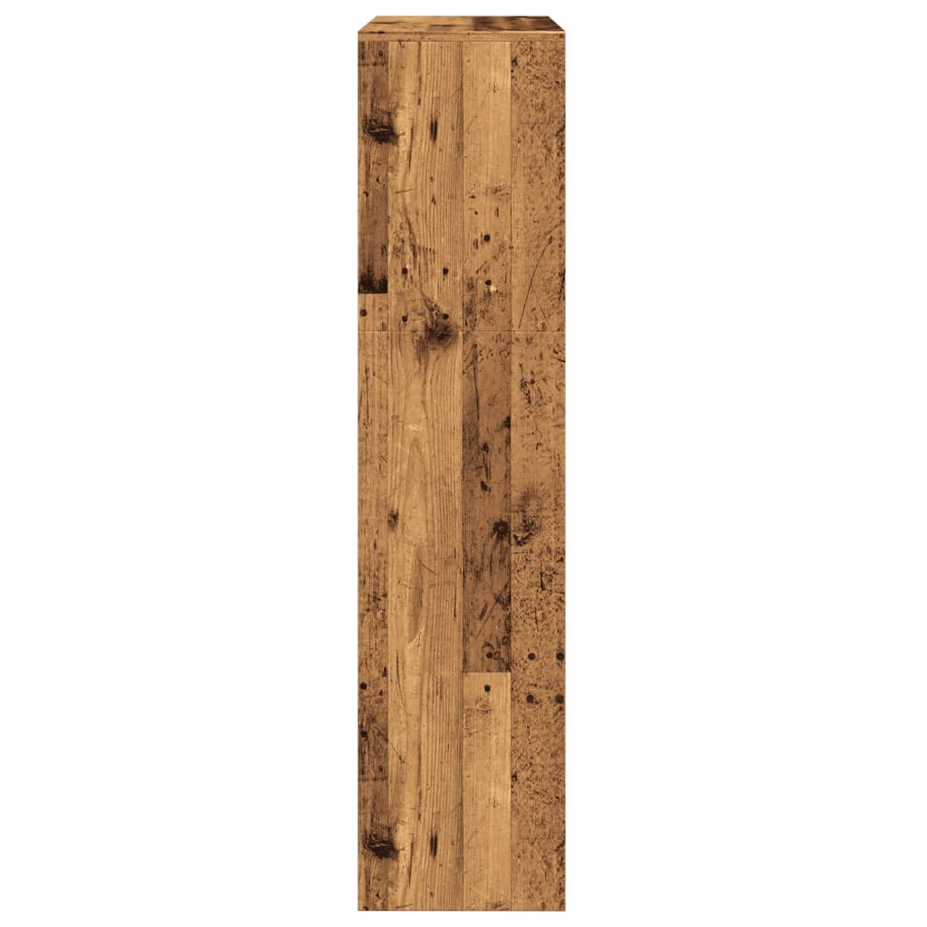 Libreria Divisorio 3Ripiani Legno Antico 123x29x123 Truciolato | homemem39