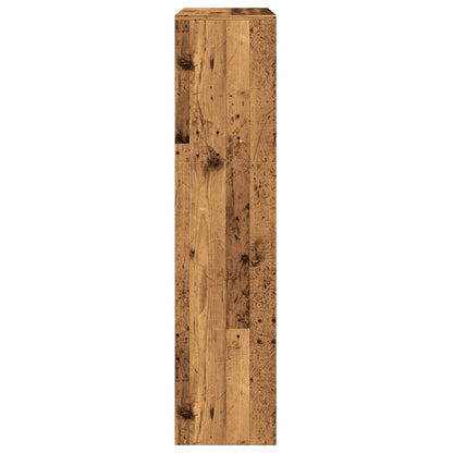 Libreria Divisorio 3Ripiani Legno Antico 123x29x123 Truciolato | homemem39