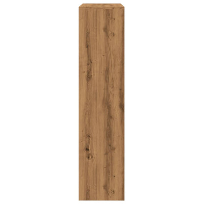 Libreria 3Ripiani Rovere Artigianale 123x29x123cm in Truciolato | homemem39