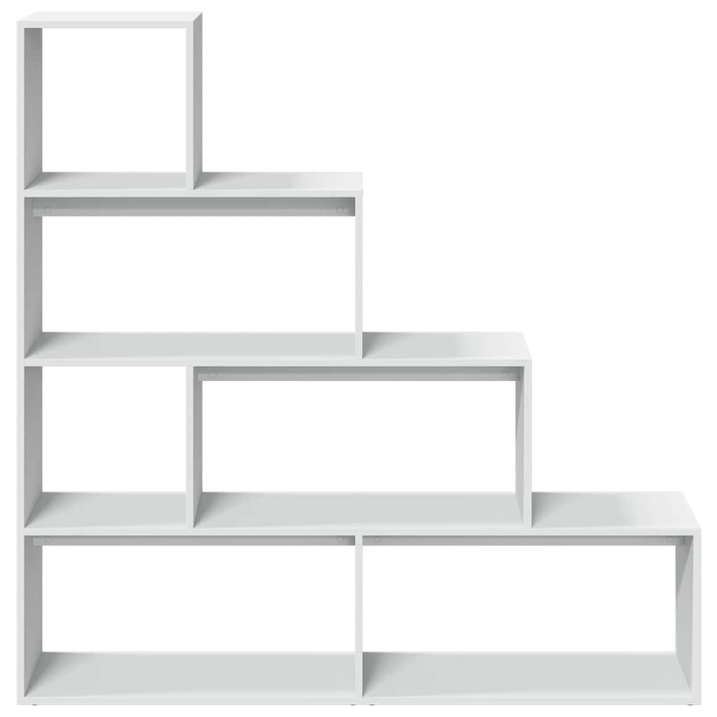 Libreria Divisorio 4 Ripiani Bianca 143,5x29x143,5cm Truciolato | homemem39