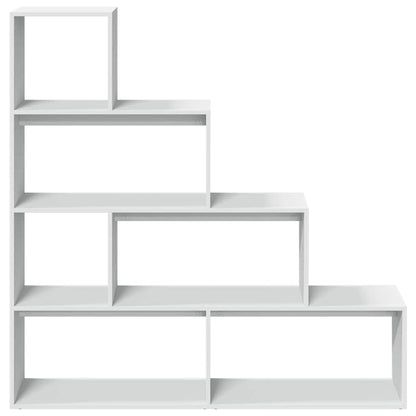 Libreria Divisorio 4 Ripiani Bianca 143,5x29x143,5cm Truciolato | homemem39