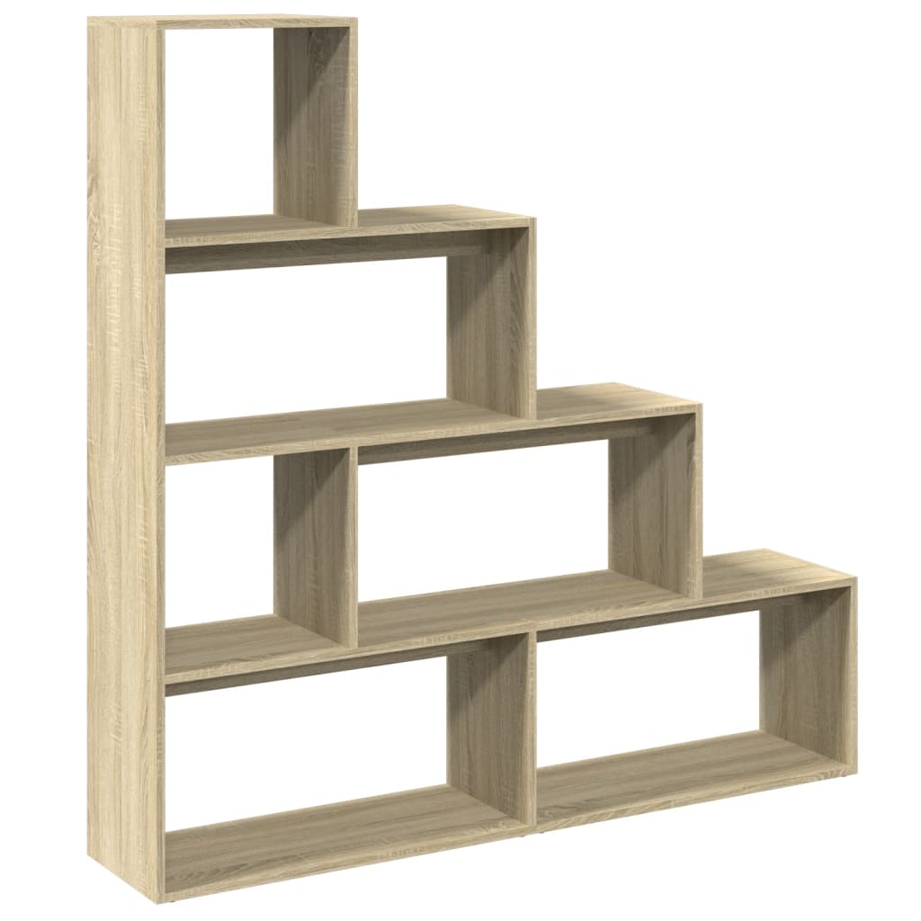 Libreria 4 Ripiani Rovere Sonoma 143,5x29x143,5 cm Truciolato | homemem39