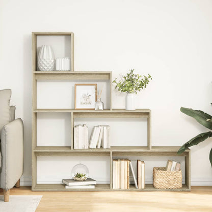 Libreria 4 Ripiani Rovere Sonoma 143,5x29x143,5 cm Truciolato | homemem39