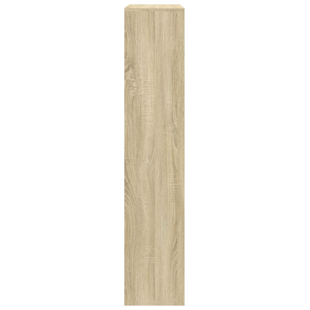 Libreria 4 Ripiani Rovere Sonoma 143,5x29x143,5 cm Truciolato | homemem39