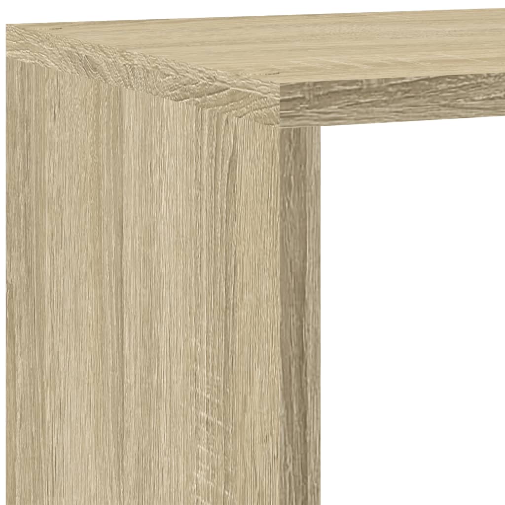 Libreria 4 Ripiani Rovere Sonoma 143,5x29x143,5 cm Truciolato | homemem39