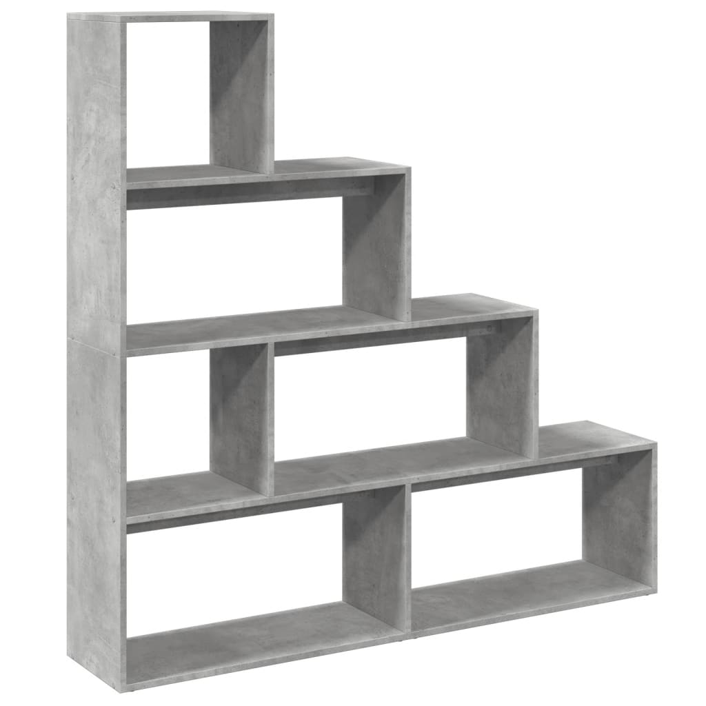 Libreria 4Ripiani Grigio Cemento 143,5x29x143,5cm Truciolato | homemem39
