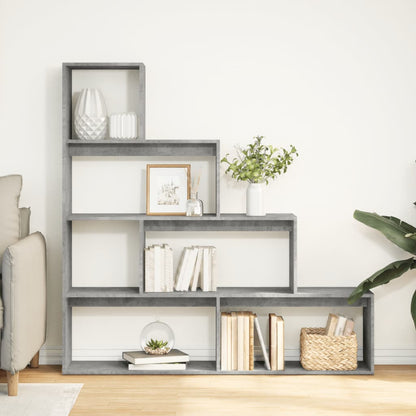 Libreria 4Ripiani Grigio Cemento 143,5x29x143,5cm Truciolato | homemem39