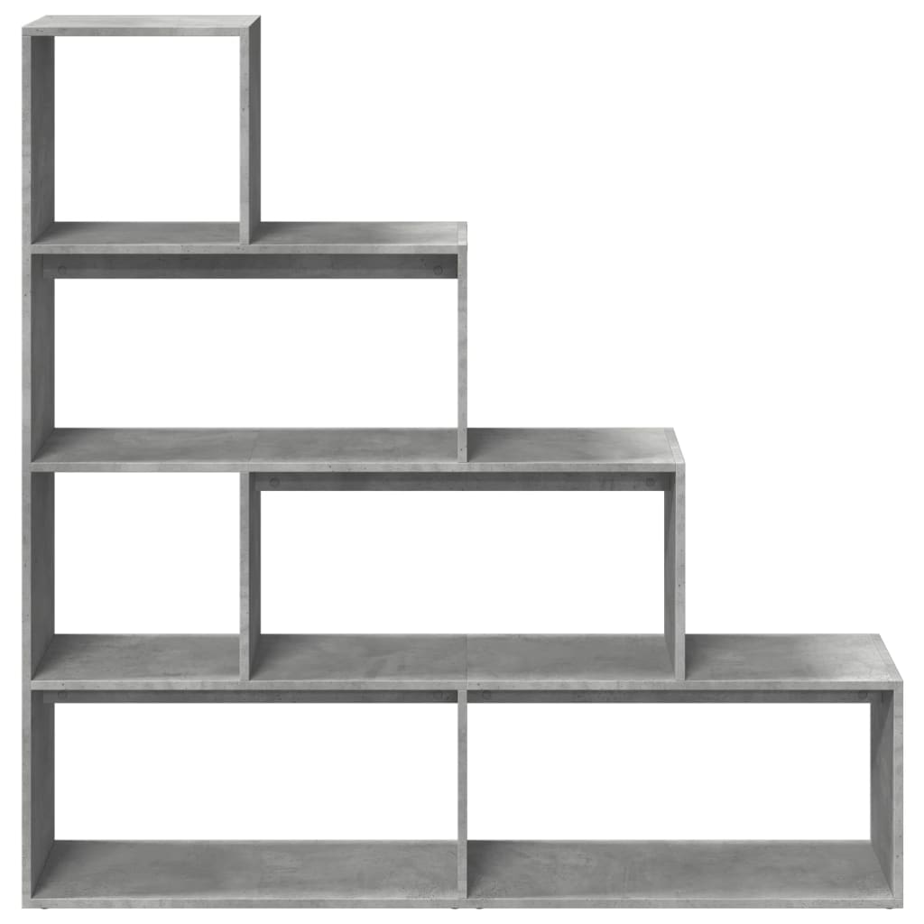 Libreria 4Ripiani Grigio Cemento 143,5x29x143,5cm Truciolato | homemem39