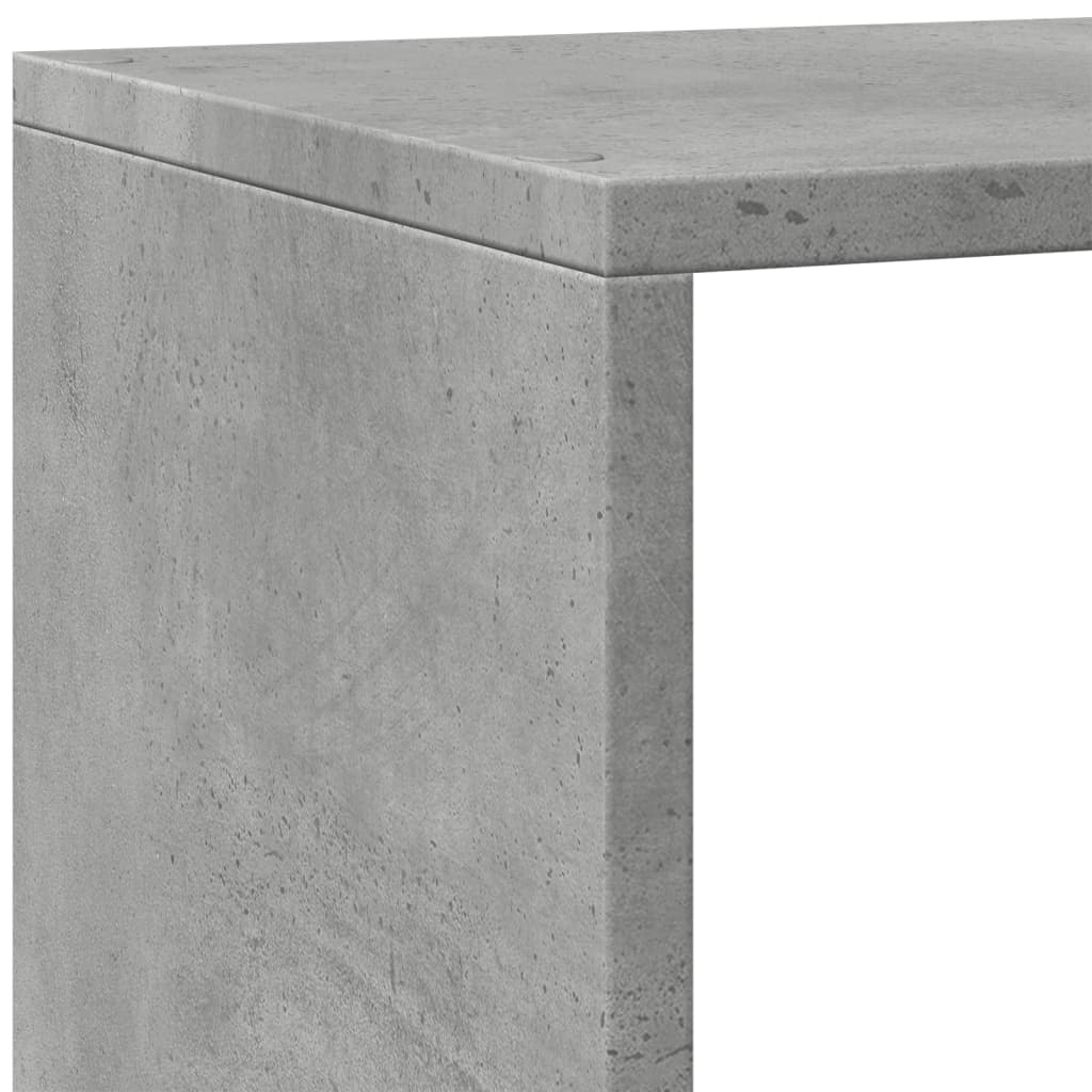 Libreria 4Ripiani Grigio Cemento 143,5x29x143,5cm Truciolato | homemem39