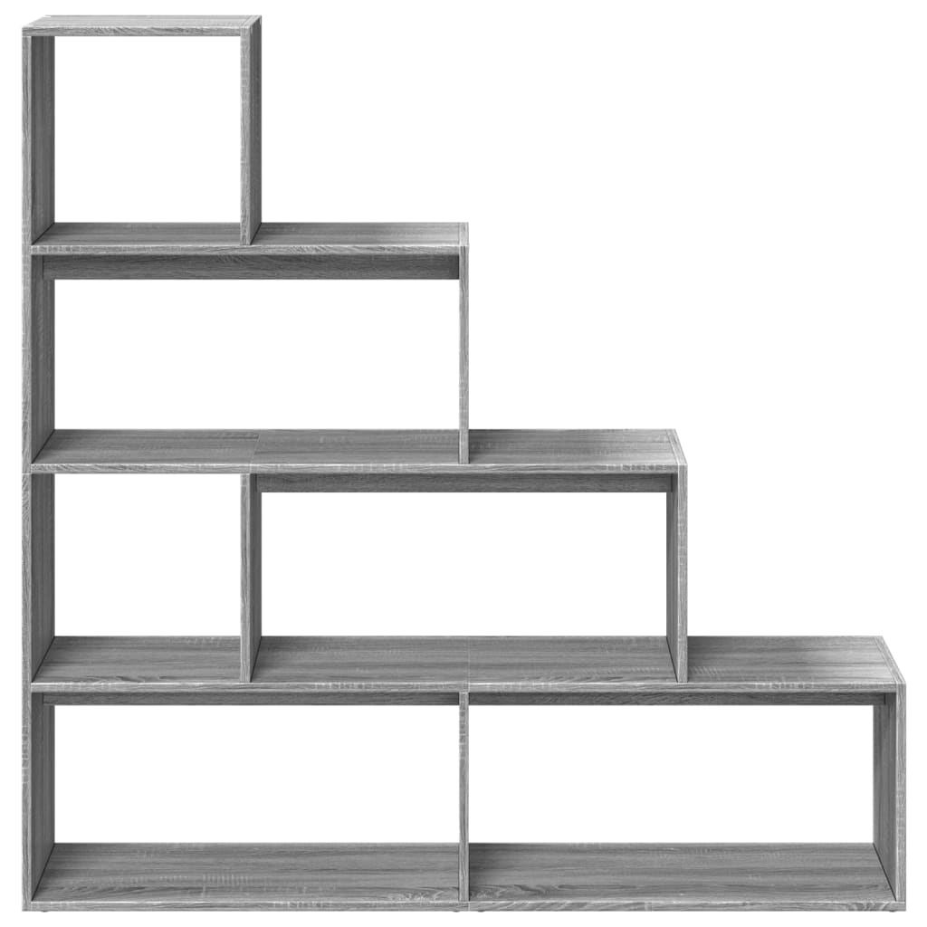 Libreria 4 Ripiani Grigio Sonoma 143,5x29x143,5 cm Truciolato | homemem39