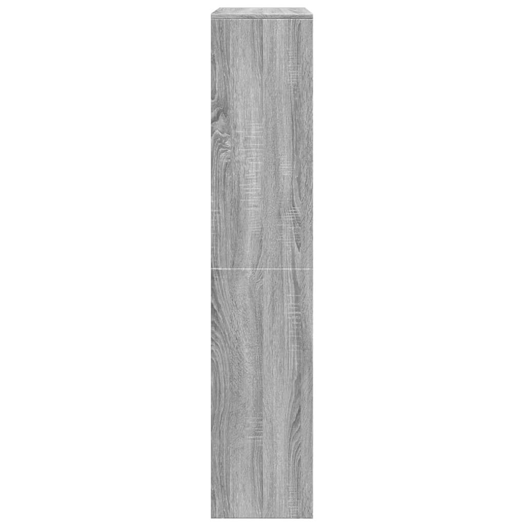Libreria 4 Ripiani Grigio Sonoma 143,5x29x143,5 cm Truciolato | homemem39