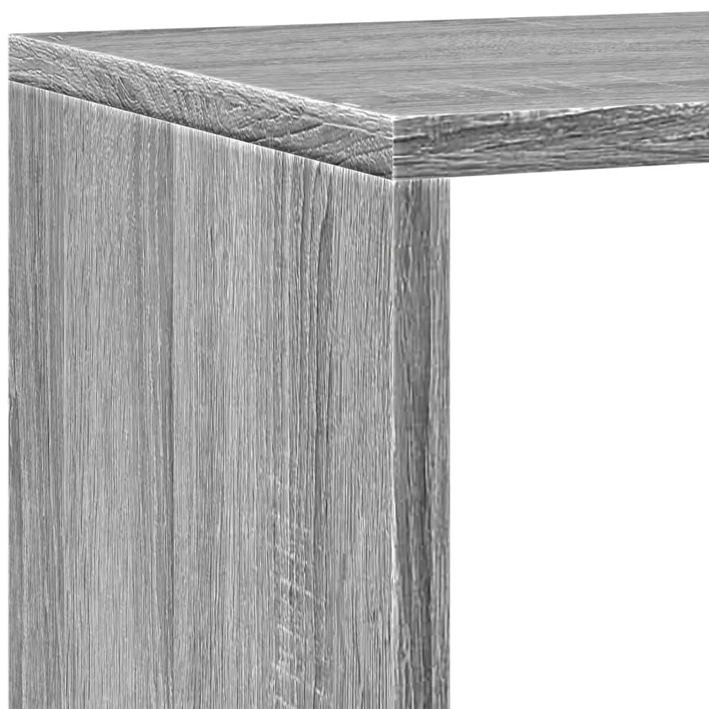 Libreria 4 Ripiani Grigio Sonoma 143,5x29x143,5 cm Truciolato | homemem39