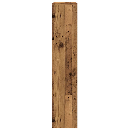 Libreria a 4 Ripiani Legno Vecchio 143,5x29x143,5 cm Truciolato | homemem39