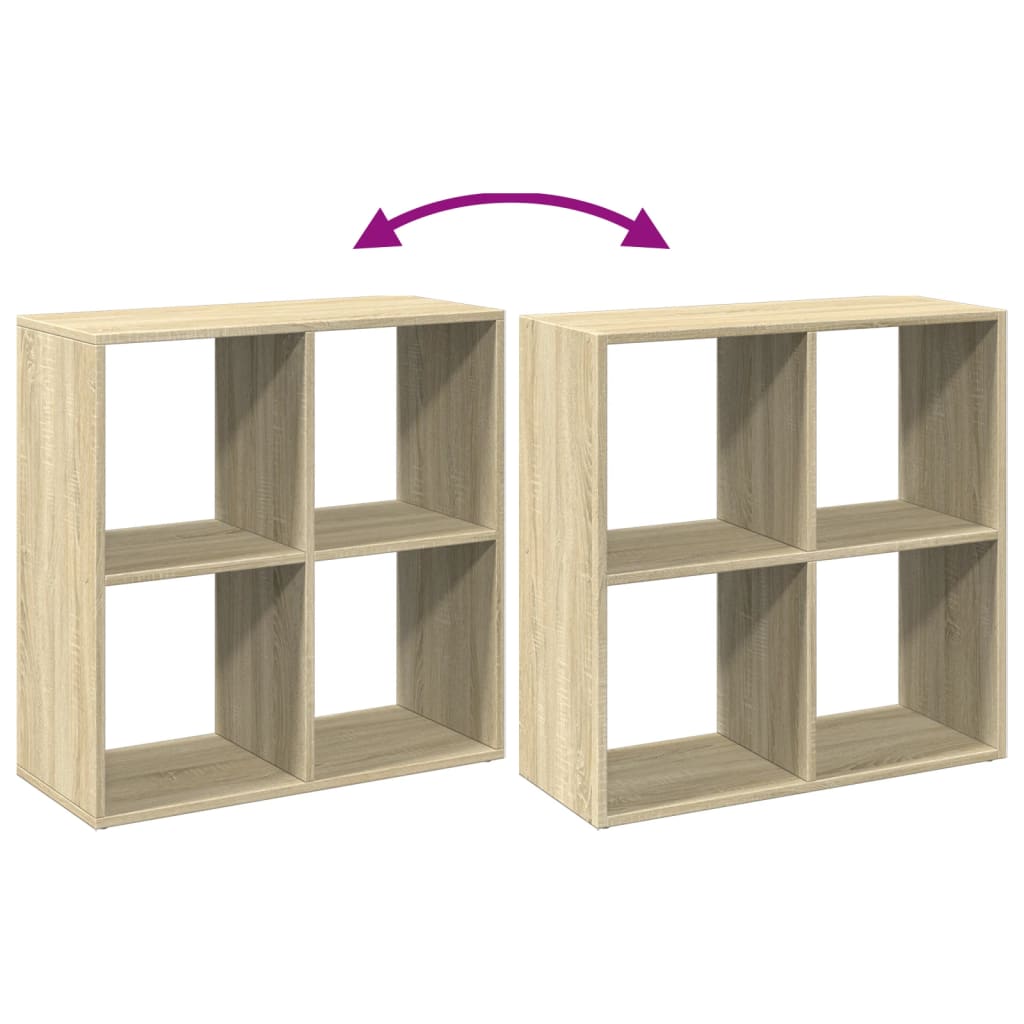 Libreria Divisorio Rovere Sonoma 69,5x29x69,5 cm in Truciolato | homemem39