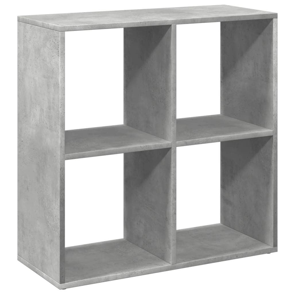 Libreria Divisorio Grigio Cemento 69,5x29x69,5 cm in Truciolato | homemem39