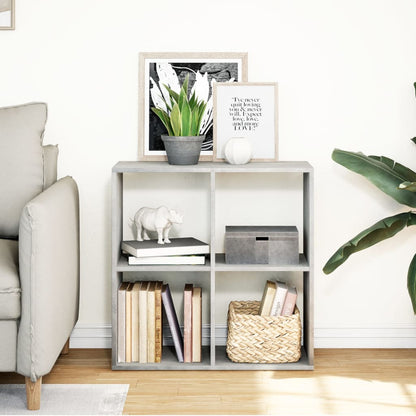 Libreria Divisorio Grigio Cemento 69,5x29x69,5 cm in Truciolato | homemem39