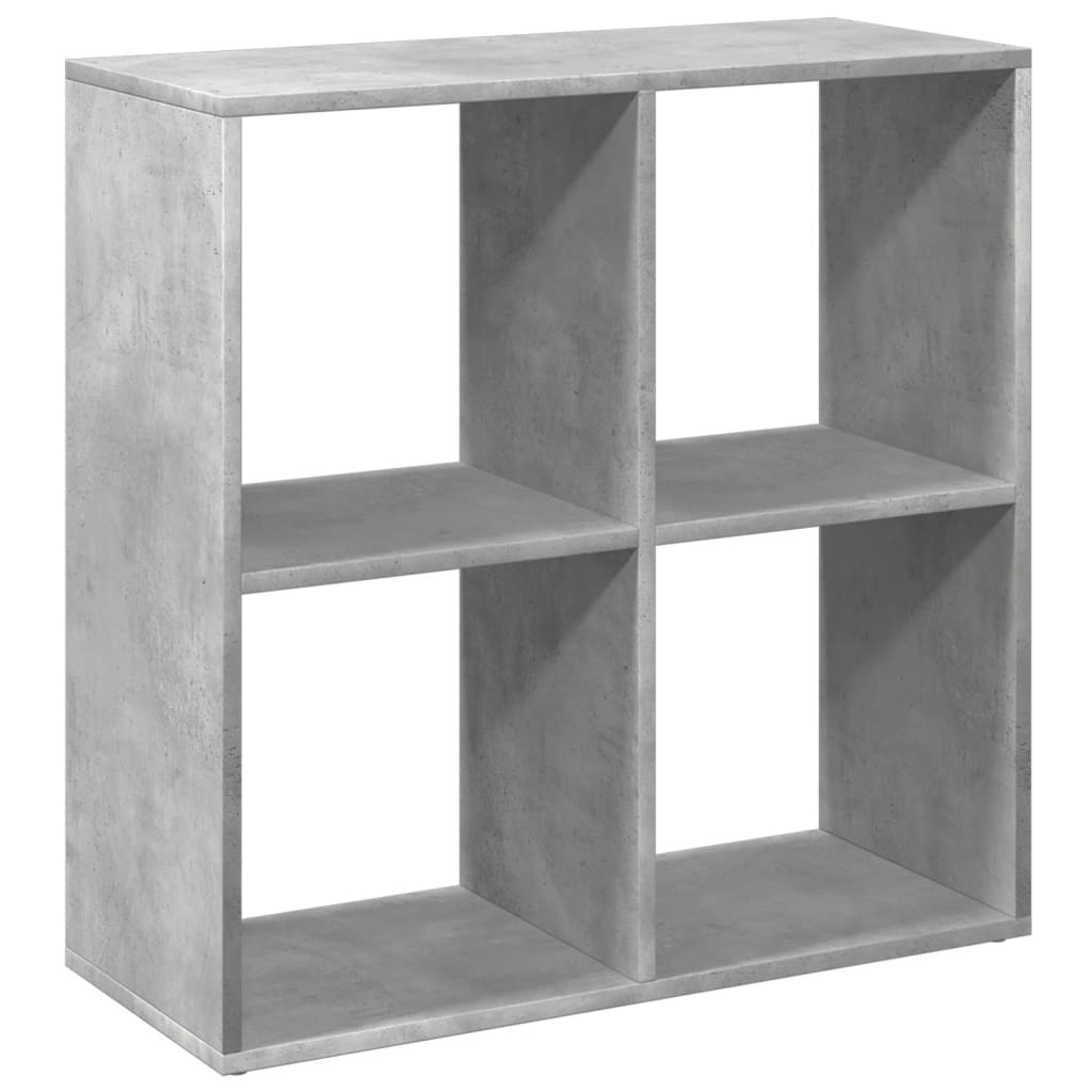 Libreria Divisorio Grigio Cemento 69,5x29x69,5 cm in Truciolato | homemem39