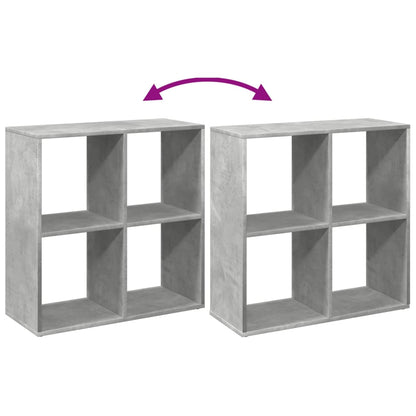 Libreria Divisorio Grigio Cemento 69,5x29x69,5 cm in Truciolato | homemem39