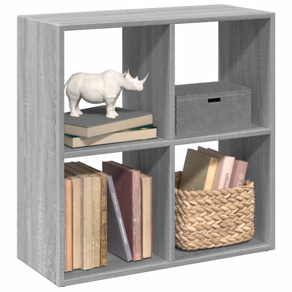 Libreria Divisorio Grigio Sonoma 69,5x29x69,5 cm in Truciolato | homemem39