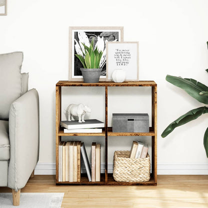 Libreria Divisorio Legno Vecchio 69,5x29x69,5 cm in Truciolato | homemem39