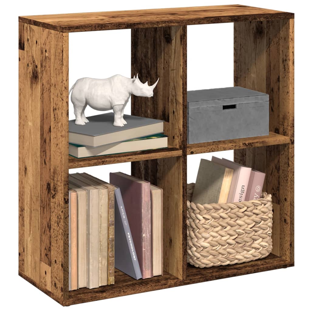 Libreria Divisorio Legno Vecchio 69,5x29x69,5 cm in Truciolato | homemem39