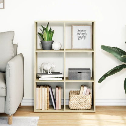 Libreria Divisorio Rovere Sonoma 69,5x29x103,5 cm in Truciolato | homemem39
