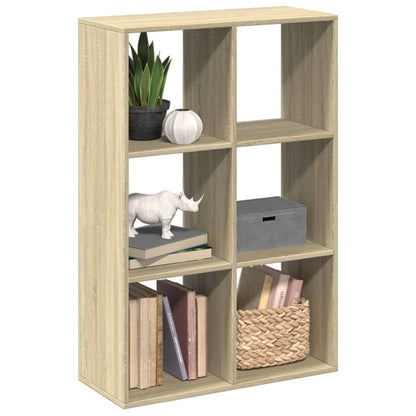 Libreria Divisorio Rovere Sonoma 69,5x29x103,5 cm in Truciolato | homemem39