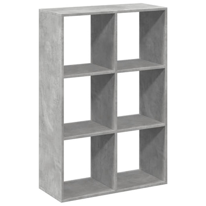 Libreria Divisorio Grigio Cemento 69,5x29x103,5cm in Truciolato | homemem39
