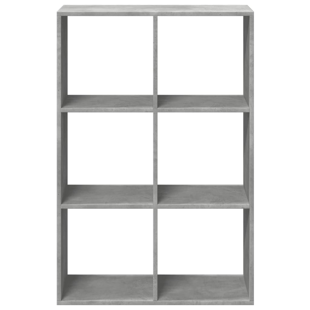 Libreria Divisorio Grigio Cemento 69,5x29x103,5cm in Truciolato | homemem39