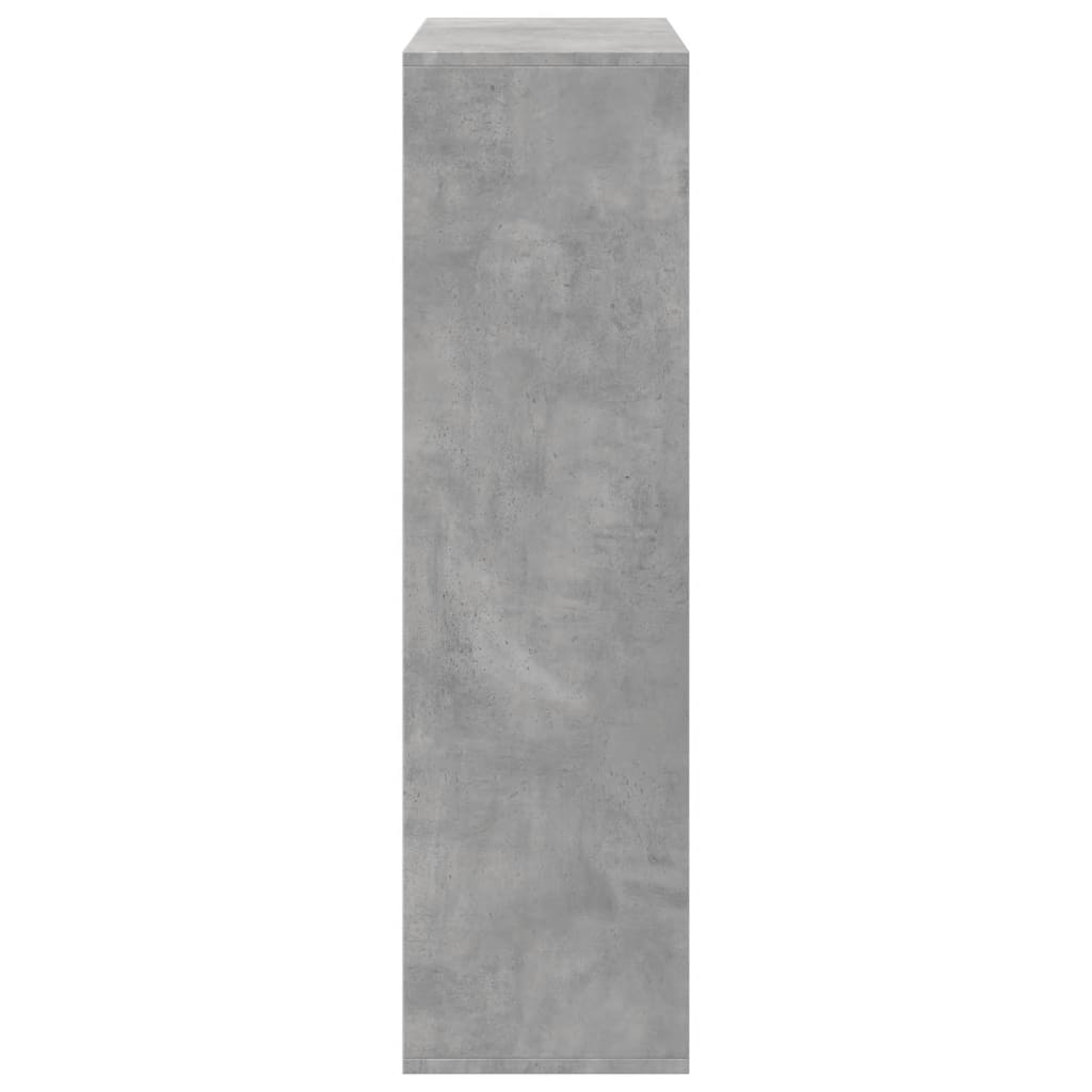 Libreria Divisorio Grigio Cemento 69,5x29x103,5cm in Truciolato | homemem39