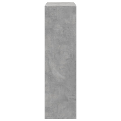 Libreria Divisorio Grigio Cemento 69,5x29x103,5cm in Truciolato | homemem39