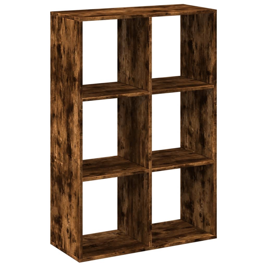 Libreria Divisorio Rovere Fumo 69,5x29x103,5cm in Truciolato | homemem39