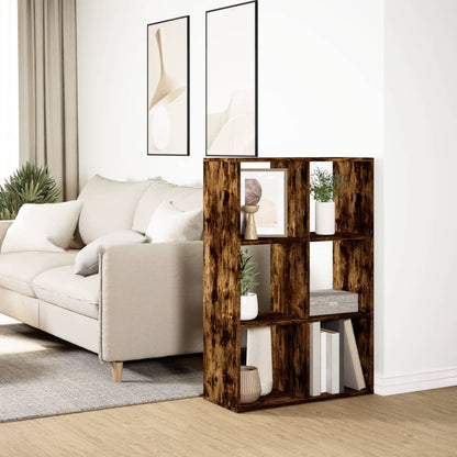 Libreria Divisorio Rovere Fumo 69,5x29x103,5cm in Truciolato | homemem39