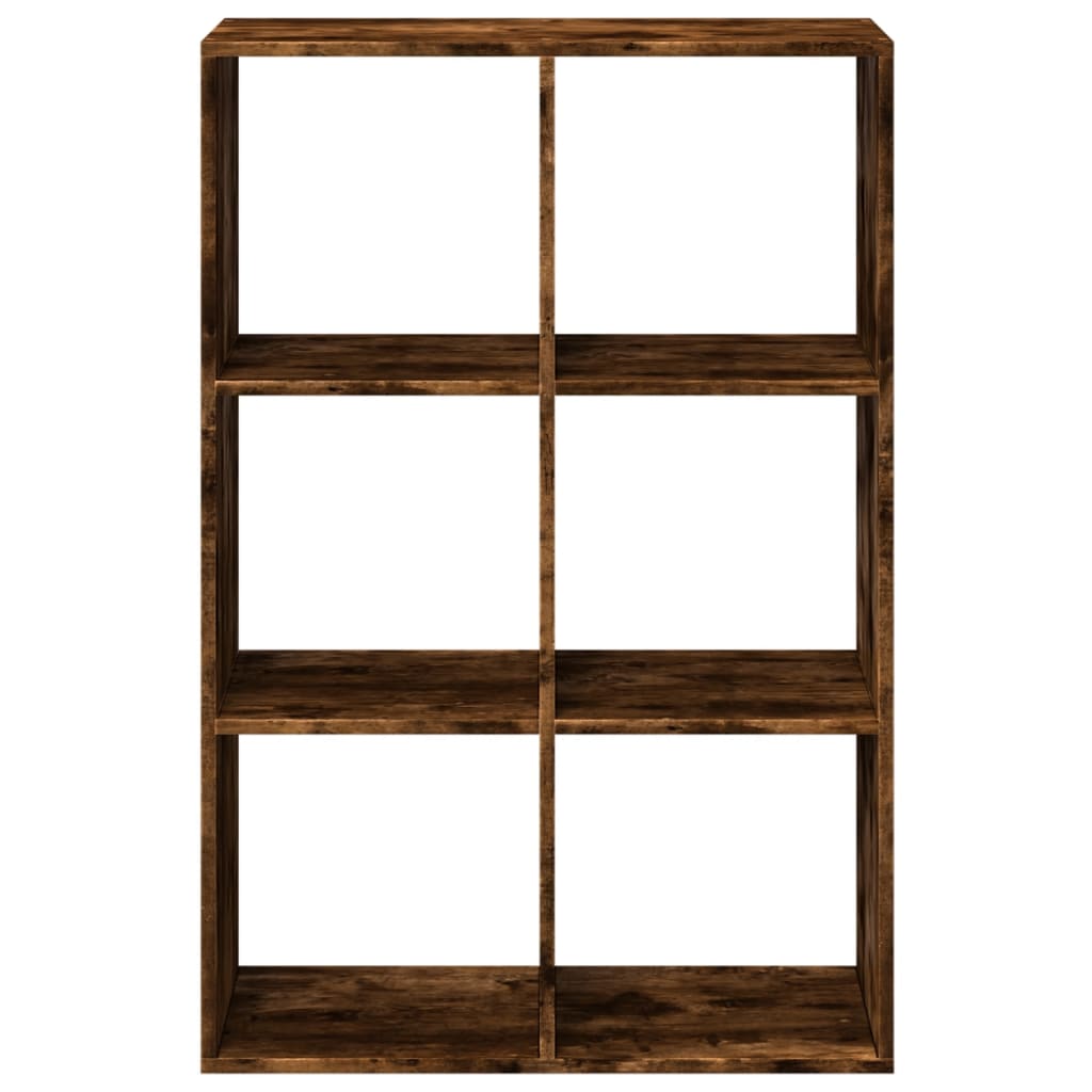 Libreria Divisorio Rovere Fumo 69,5x29x103,5cm in Truciolato | homemem39