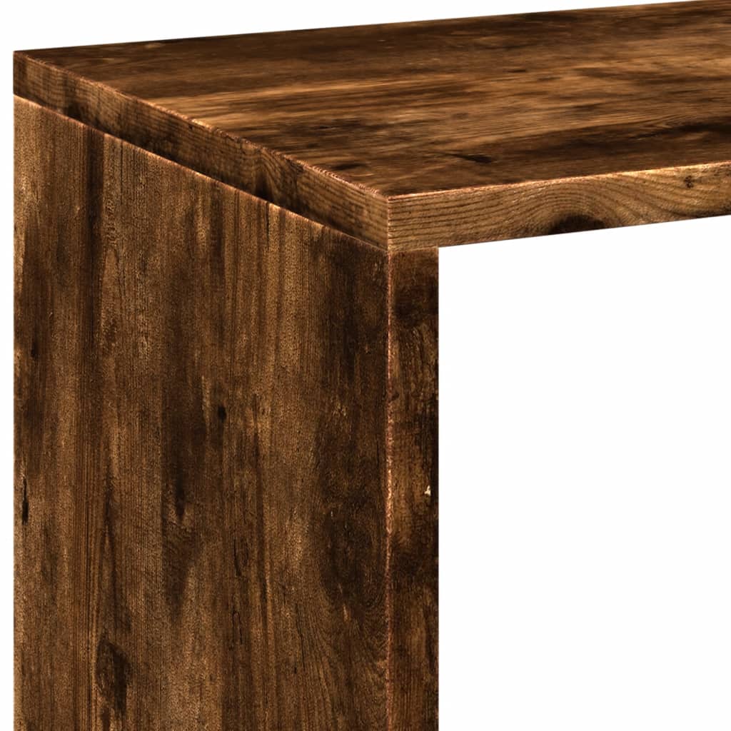 Libreria Divisorio Rovere Fumo 69,5x29x103,5cm in Truciolato | homemem39