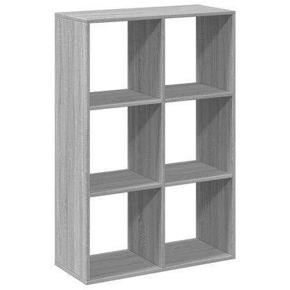 Libreria Divisorio Grigio Sonoma 69,5x29x103,5cm in Truciolato | homemem39