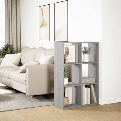 Libreria Divisorio Grigio Sonoma 69,5x29x103,5cm in Truciolato | homemem39