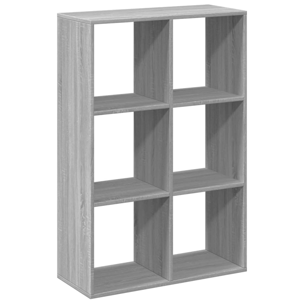 Libreria Divisorio Grigio Sonoma 69,5x29x103,5cm in Truciolato | homemem39