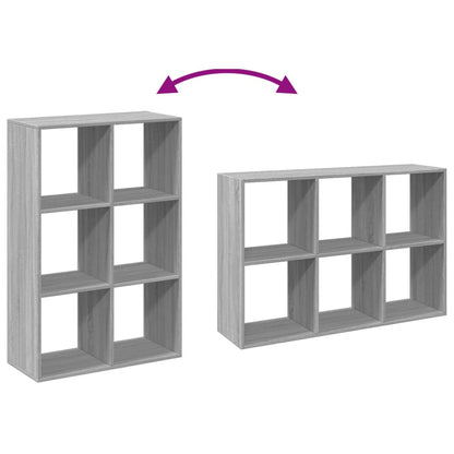 Libreria Divisorio Grigio Sonoma 69,5x29x103,5cm in Truciolato | homemem39