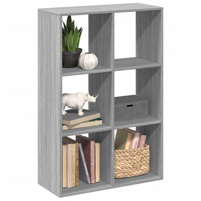 Libreria Divisorio Grigio Sonoma 69,5x29x103,5cm in Truciolato | homemem39