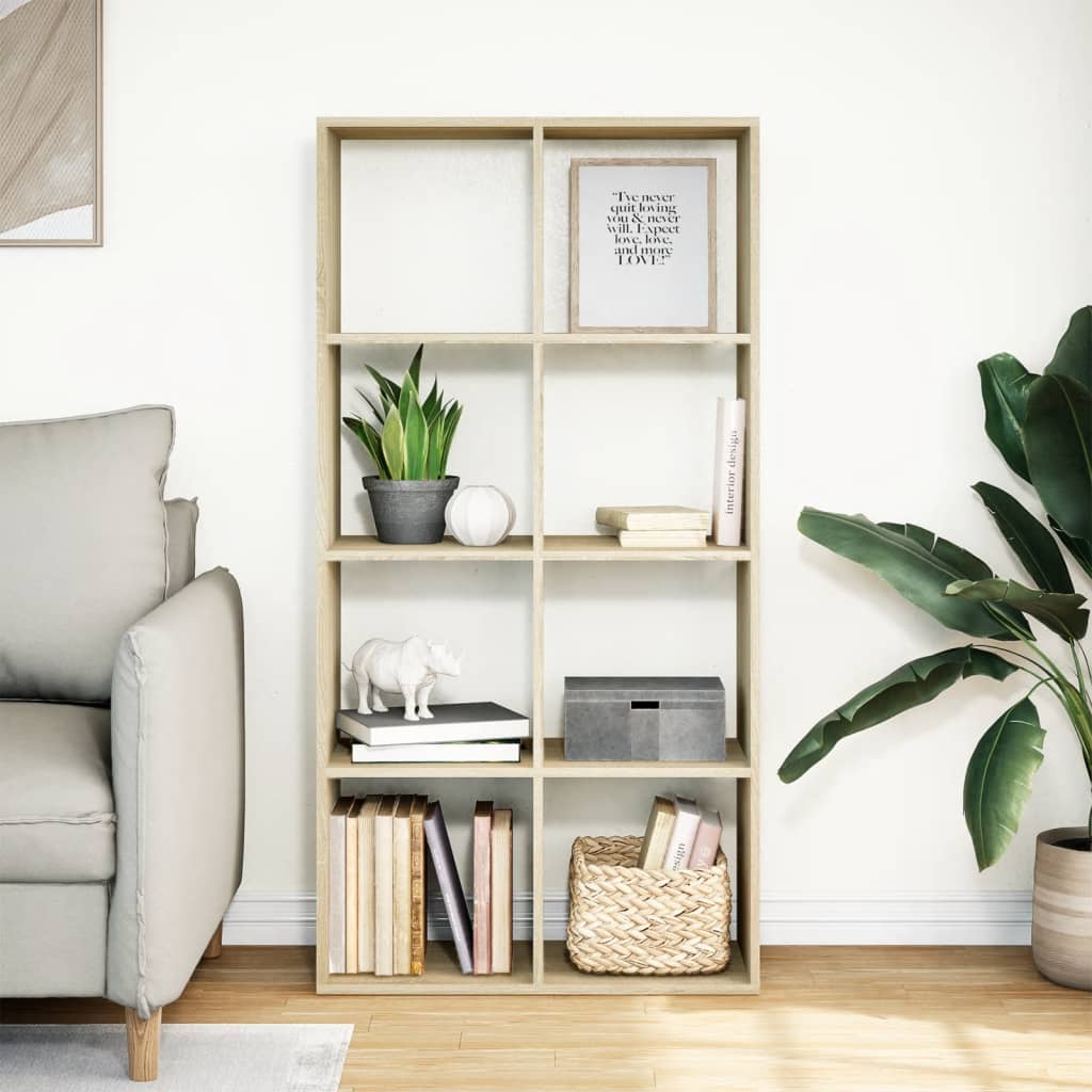 Libreria Divisorio Rovere Sonoma 69,5x29x137,5 cm in Truciolato | homemem39