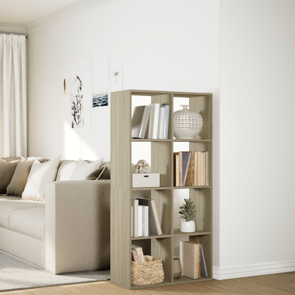 Libreria Divisorio Rovere Sonoma 69,5x29x137,5 cm in Truciolato | homemem39