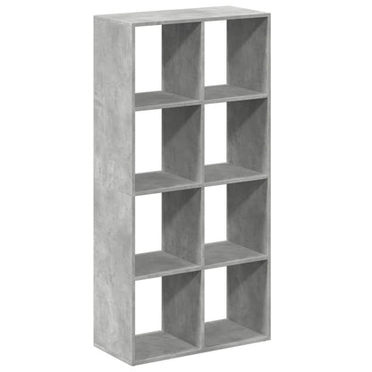 Libreria Divisorio Grigio Cemento 69,5x29x137,5cm in Truciolato | homemem39