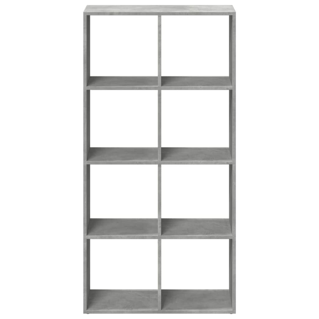 Libreria Divisorio Grigio Cemento 69,5x29x137,5cm in Truciolato | homemem39